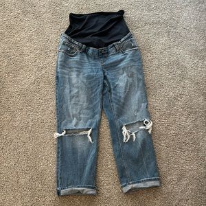 Abercrombie Maternity Ultra High Rise Ankle Straight Jeans - 28 short